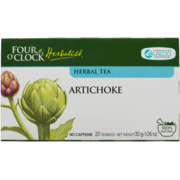 Four O'Clock Herbalist Herbal Tea Artichoke 20 Teabags 30 g