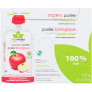 Bioitalia Organic Puree Apple 6 Pouches x 120 g (720 g)