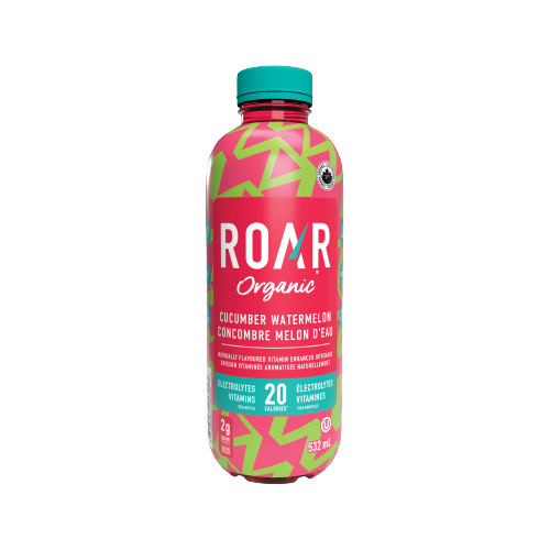 Roar Organic Boisson Électrolytique Concombre Melon d'Eau 532 ml