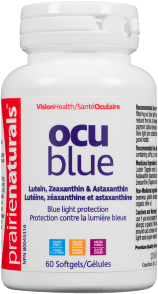 Ocu-Blue protection contre la lumière bleue - gélules