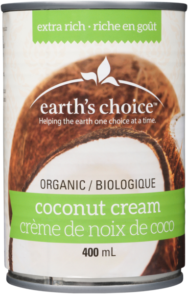 Earth's Choice Riche en Goût Crème de Noix de Coco Biologique 400 ml