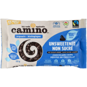 Camino Chocolate Chips Unsweetened Organic 225 g