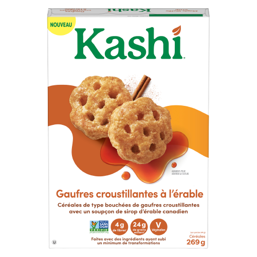 Kashi Céréales Gaufres croustillantes à l'érable