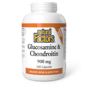 Natural Factors Sulfates de glucosamine et chondroïtine 900 mg 240 capsules