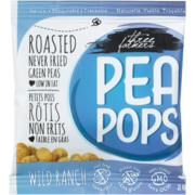 Three Farmers Pea Pops Roasted Never Fried Green Peas Wild Ranch 28 g