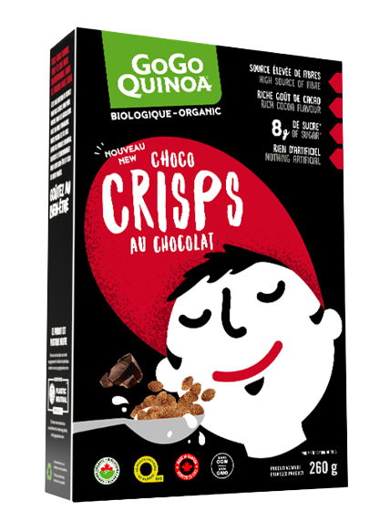 Gogo Quinoa Céréale Crisps Chocolat Biologique 260 g