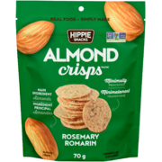 Hippie Snacks Almond Crisps Croustilles d'Amandes Romarin 70 g