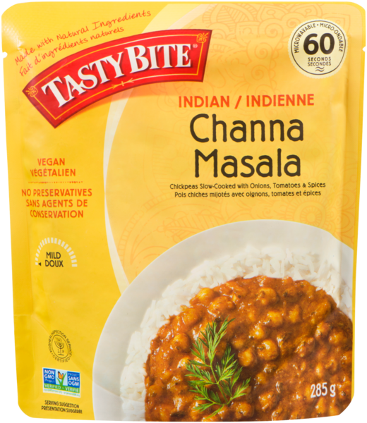 Tasty Bite Channa Masala Indienne Doux 285 g
