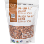 One Degree Organic Foods Sprouted Oat Granola Quinoa Cacao Cereal 312 g
