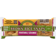 Edward & Sons Brown Rice Snaps Craquelins de Riz Complet Légumes 100 g
