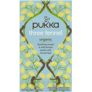Pukka Three Fennel Organic 20 Herbal Tea Sachets 36 g