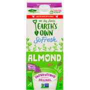 Earth's Own So Fresh Fortified Almond Beverage Unsweetened Original 1.89 L