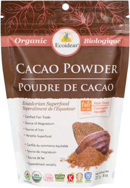 Ecoideas Poudre Cacao 227G