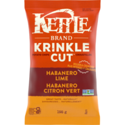 Kettle Croustilles Krinkle Cut habanero citron vert