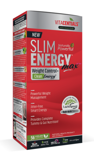 VitaCentials Slim Energy Contrôle du Poids + Énergie Saine 