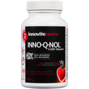 Innovite Health Inno-Q-Nol CoQ10 Ubiquinol 100 mg 60 Gélules