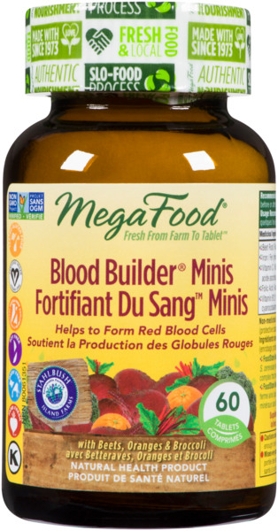 Megafood Fortifiant Sanguin Format Mini 30 Capsules
