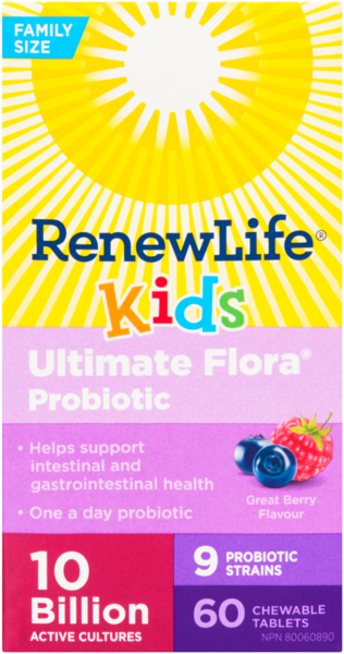 Flore suprême, probiotique pour enfants, 10 milliards