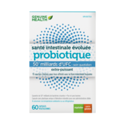 Genuine Health Advanced Gut Health probiotiques, 50 milliards CFU, 15 diverses souches