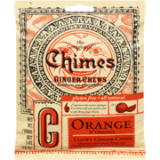 Chimes Ginger Chews Orange 5 Oz 141.8 g