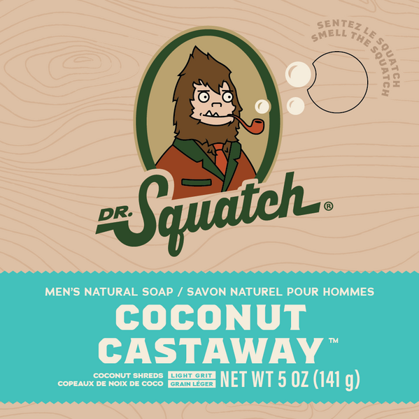 Dr. Squatch Savon Coconut Castaway