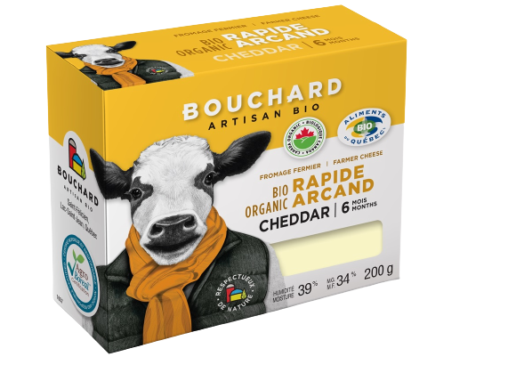 Bouchard Rapide Arcand - cheddar 6 mois Bio