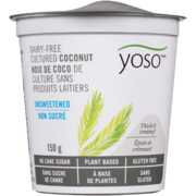 Yoso Dairy-Free Cultured Coconut Unsweetened 150 g
