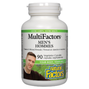 Natural Factors Hommes MultiFactors 90 capsules végétariennes