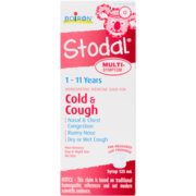 Boiron Stodal Syrup Homeopathic Medicine Used for Cold & Cough 1 - 11 Years 125 ml