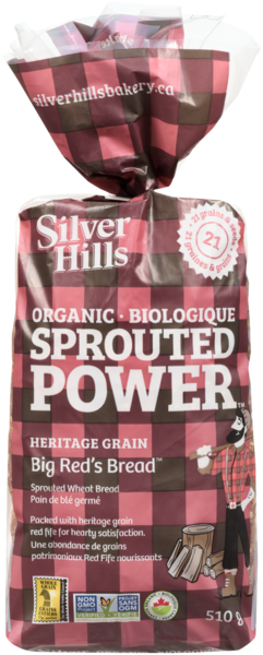 Silver Hills Sprouted Power Pain de Blé Germé Big Red's Bread Biologique 510 g