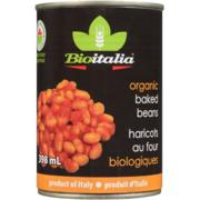 Bioitalia Baked Beans Organic 398 ml