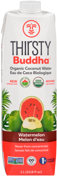 Thirsty Buddha Organic Coconut Water Watermelon 1 L