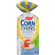 Real Foods Corn Thins Crispbread Slices Original Organic 150 g