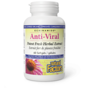 Natural Factors Anti-Viral Extrait fort de plantes fraîches 60 gélules