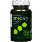 NutraSea One Daily Omega-3 High Potency Liquid Gel 30 gélules