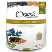 Organic Traditions Graine De Chia/Lin Germé En Poudre