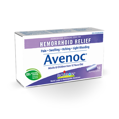 Boiron Avenoc Hémorroïdes 10 Suppositoires