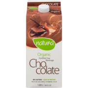 Natur-a Organic Chocolate Fortified Soy Beverage 1.89 L