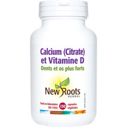 New Roots Calcium (Citrate) et Vitamine D