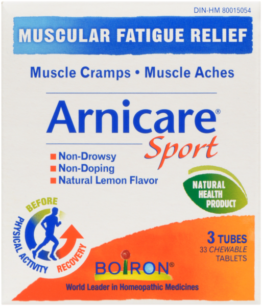Boiron Arnicare Sport Fatigue Musculaire 3 Tubes 33 Comprimés à Croquer