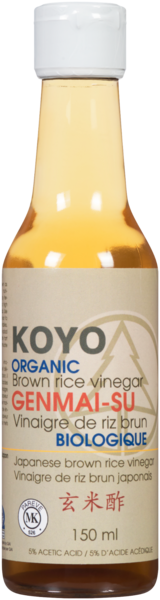 KOYO Vinaigre de Riz Brun Japonais Genmai Su Biologique 150 ml