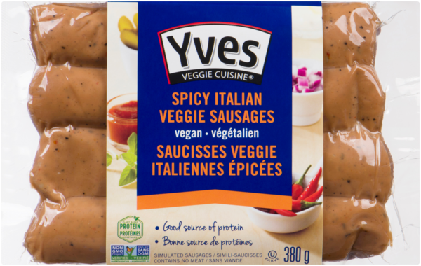 Yves Saucisse Veggie Italienne Epice