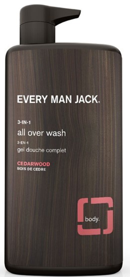 Every Man Jack 3-en-1 Corps & Cheveux Cèdre