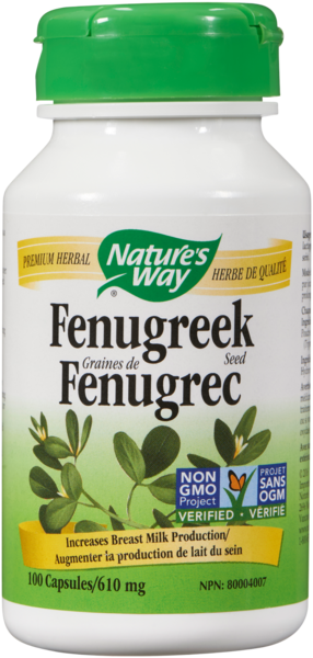 Nature's Way Graines de Fenugrec 610 mg 100 Capsules
