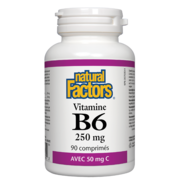 Natural Factors Vitamin B6 250 mg Plus 50 mg C