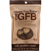 The GFB Gluten Free Bites Dark Chocolate Coconut 113 g