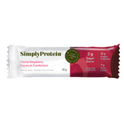 Simply Protein barre collation Cacao et framboises