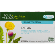 Four O'Clock Herboriste Tisane Détox 20 Sachets 30 g