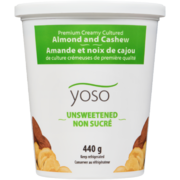 Yoso Premium Creamy Cultured Almond and Cashew Unsweetened 440 g
