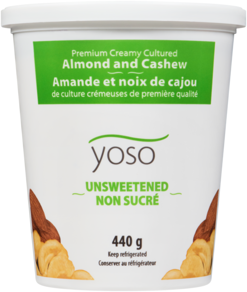 Yoso Amande et Noix de Cajou de Culture Crémeuses de Première Qualité Non Sucré 440 g